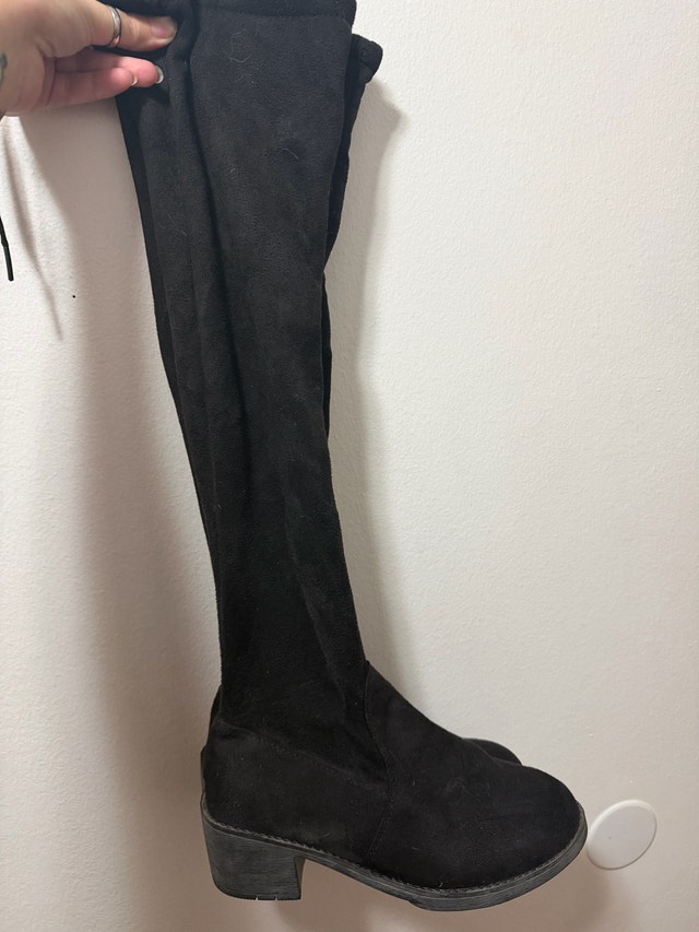 Suede Thigh Boots
