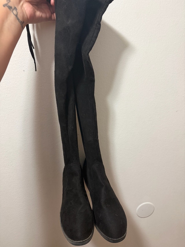 Suede Thigh Boots - photo 2