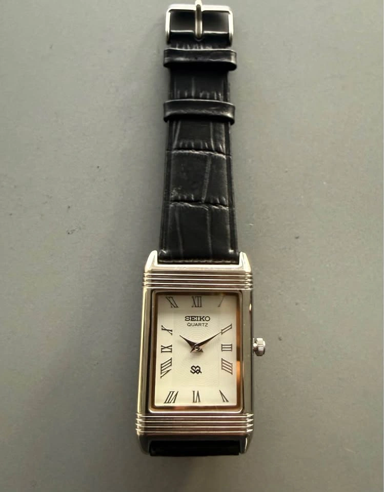 Restored Vintage Seiko Tank Watch - Reverso Style - photo 2