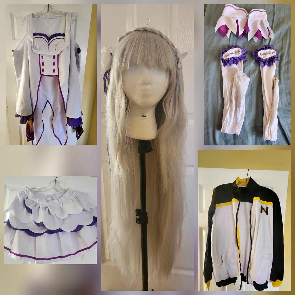 Re-zero Emilia and Subaru Cosplays