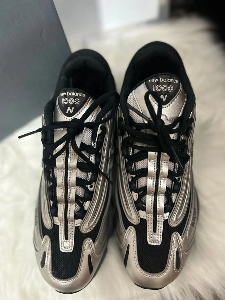 New Balance 1000 M Silver Metallic/Black Sneakers - photo 2