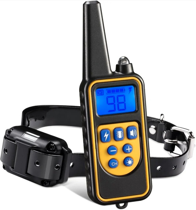 Dog training collar