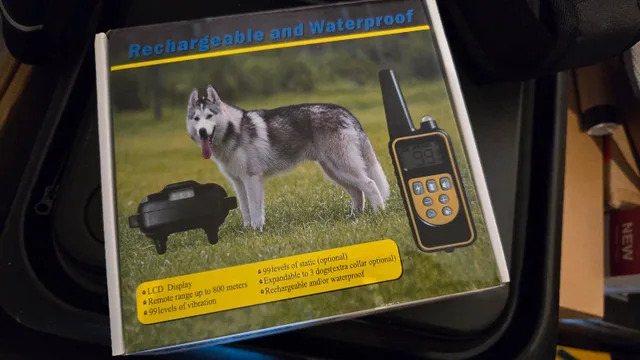 Dog training collar image indicator(2)