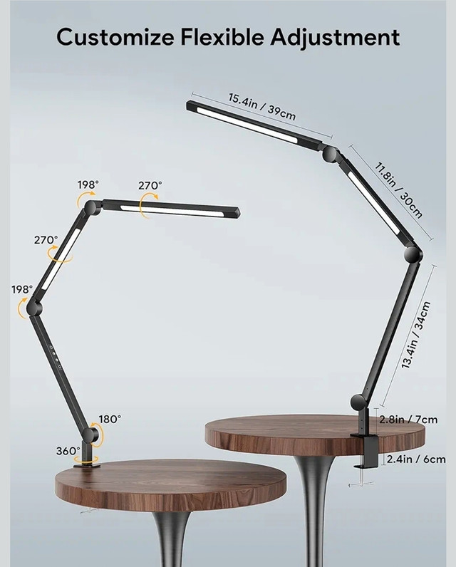 Dual LED Desk Lamp - photo 4