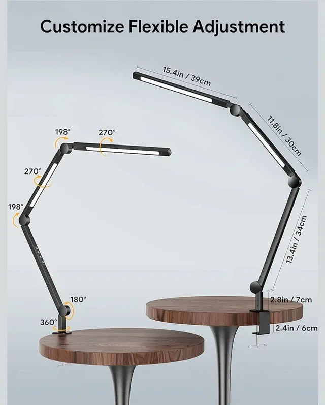 Dual LED Desk Lamp image indicator(4)