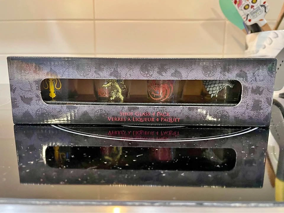 Game of Thrones Shot Glass 4 Pack