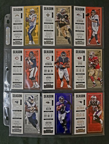 42-Card Panini Contenders Football Season Ticket Lot - photo 2