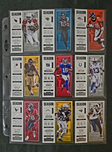 42-Card Panini Contenders Football Season Ticket Lot - photo 3