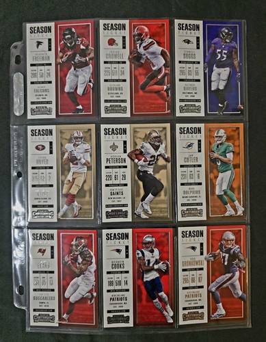 42-Card Panini Contenders Football Season Ticket Lot - photo 4