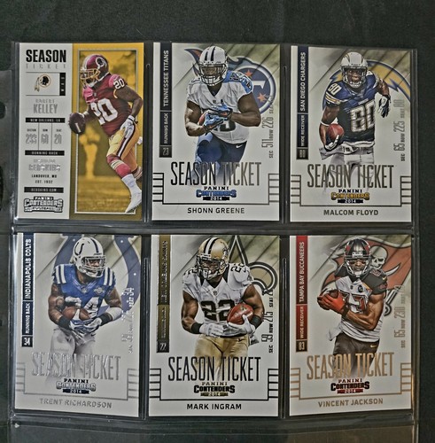 42-Card Panini Contenders Football Season Ticket Lot - photo 5