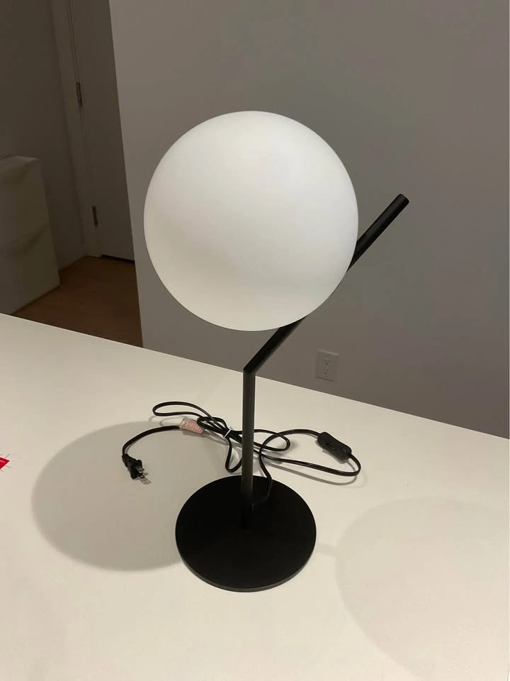 2 Modern Globe Table Lamps - photo 2