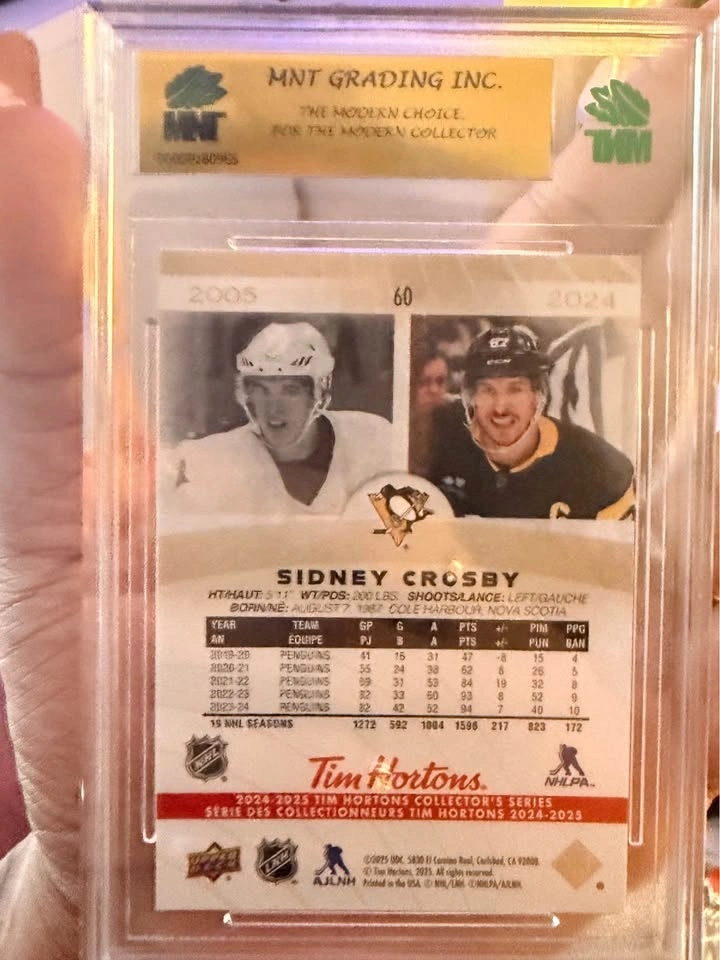 Sidney Crosby MNT 9.5 Gem Mint - photo 3