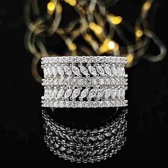 Silver plated rings