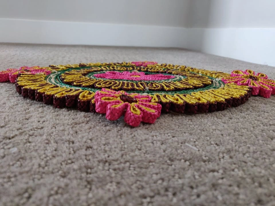 Braided Cord Rope Hot Pad / Trivet / Placemat - photo 5