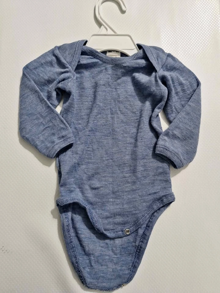 Hocosa Baby Onesie 0-3M Merino Wool/Silk