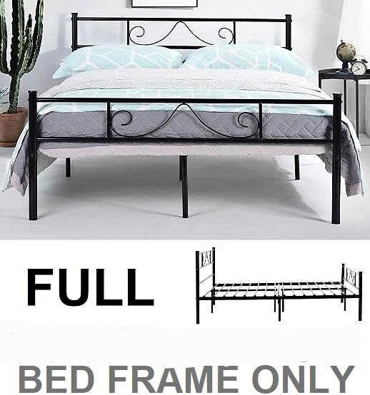 Brand New Full Size METAL BED FRAME WITH HEADBOARD
