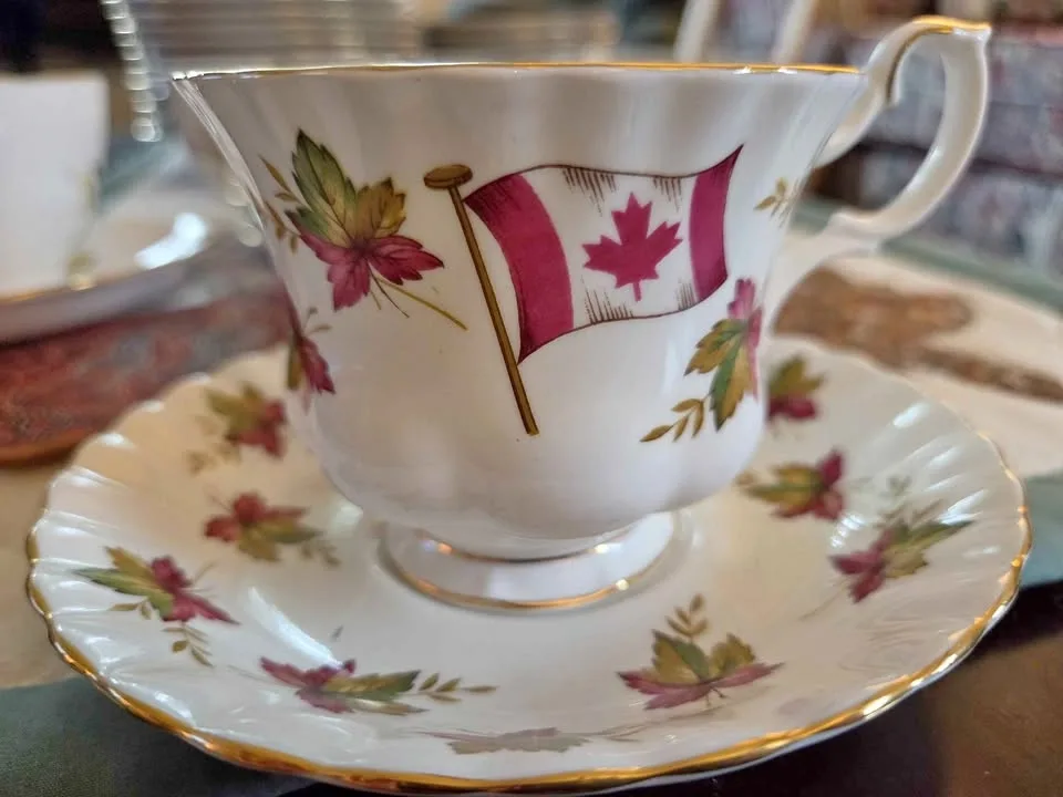 Vintage Royal Albert "From Sea to Sea" Teacup & Saucer Set