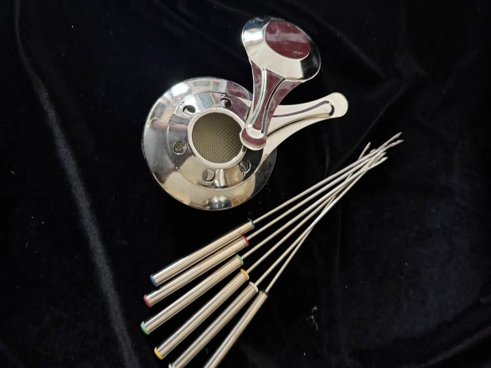 Decora 11-Piece Stainless Steel Fondue Set – Complete with Box - photo 2