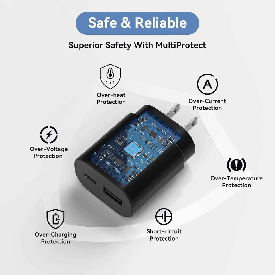 25W Fast Charger Block USB C Super Fast Charger image indicator(3)