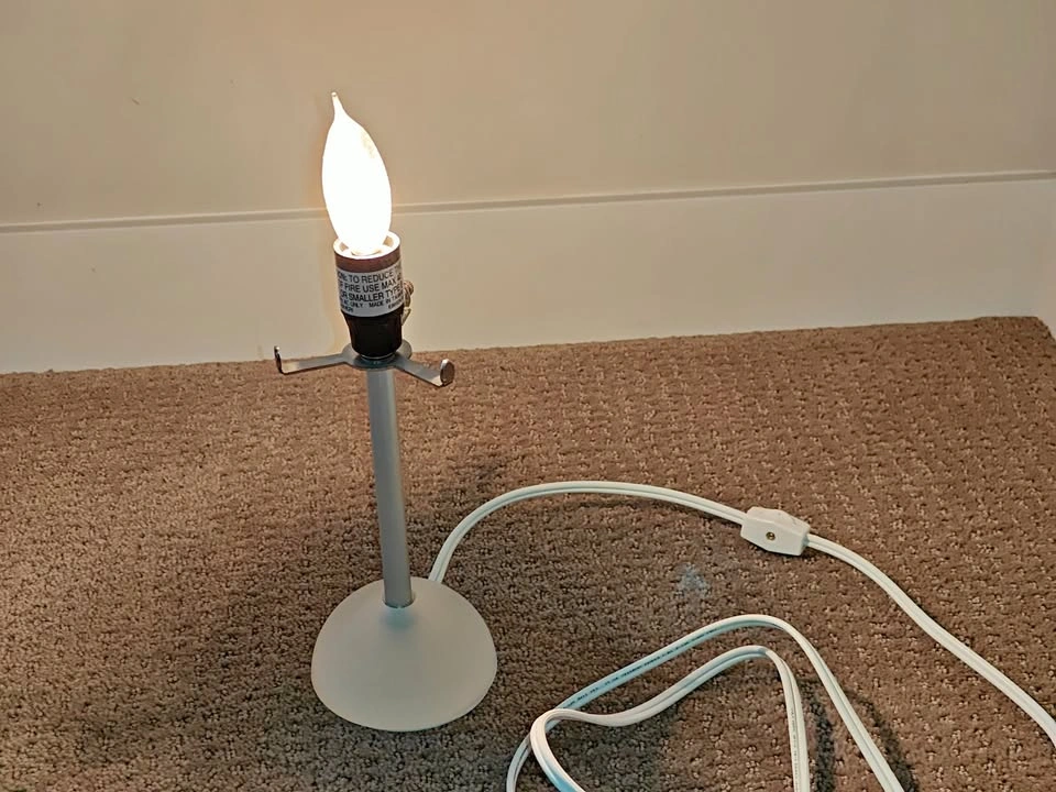 Table / Desk Lamp Light (No Lamp Shade) - 40 Watts