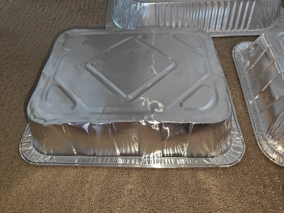 3 Aluminum Roasting & Baking Foil Pans (Used) - photo 4