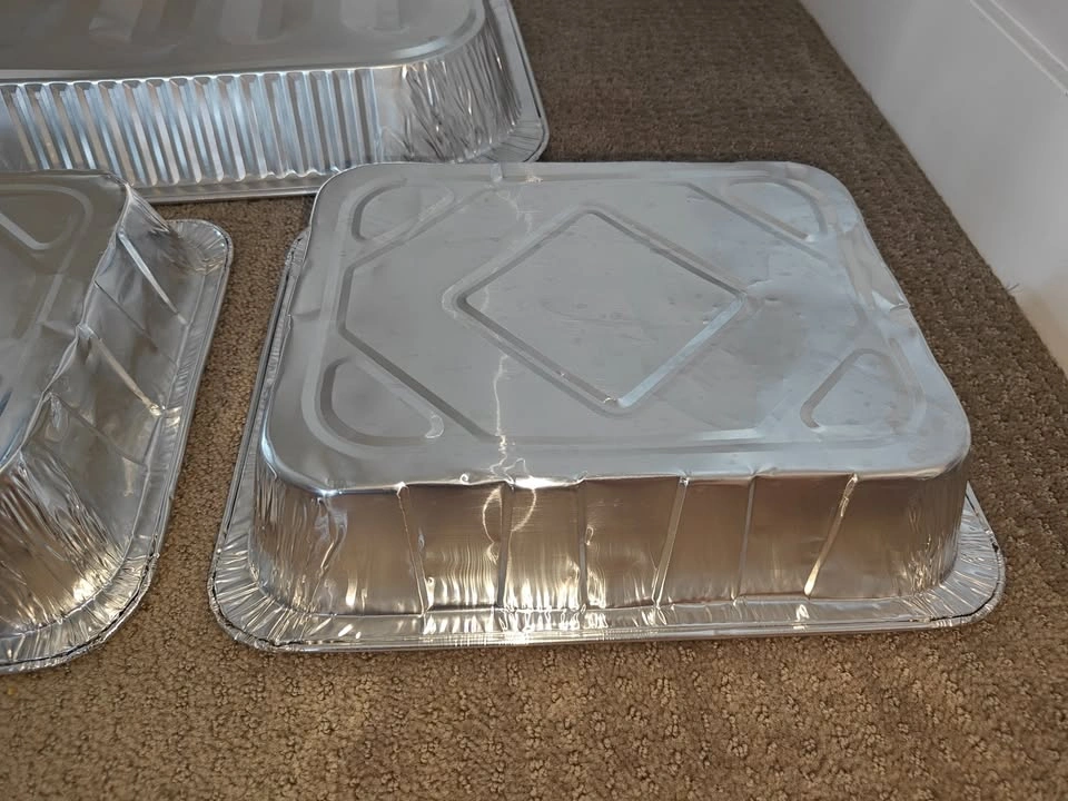 3 Aluminum Roasting & Baking Foil Pans (Used) - photo 5
