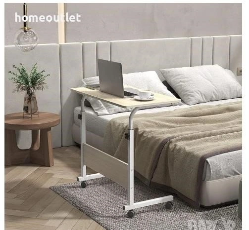 Adjustable Mobile Table with Tablet Slot 31.4" Laptop Stand - photo 2