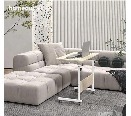 Adjustable Mobile Table with Tablet Slot 31.4" Laptop Stand - photo 4