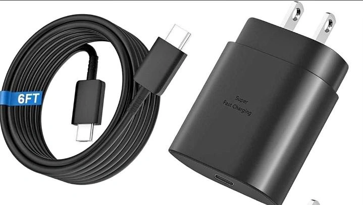 USB C Charger Adapter, 25W Type C Super Fast Charger with 6FT US