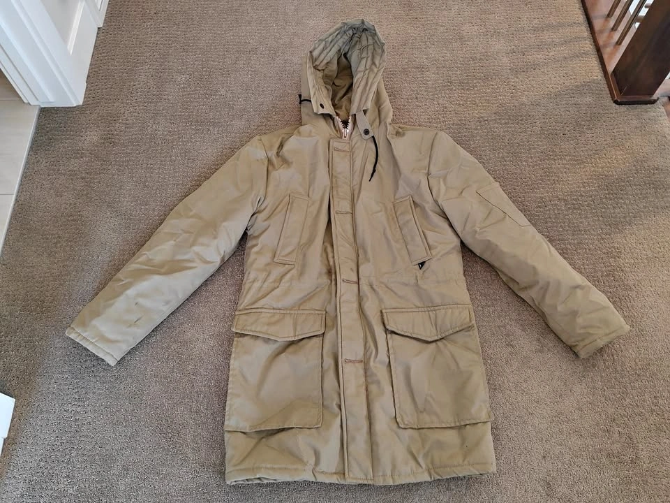Men's Vintage Style-Kraft Winter Jacket - Size 34