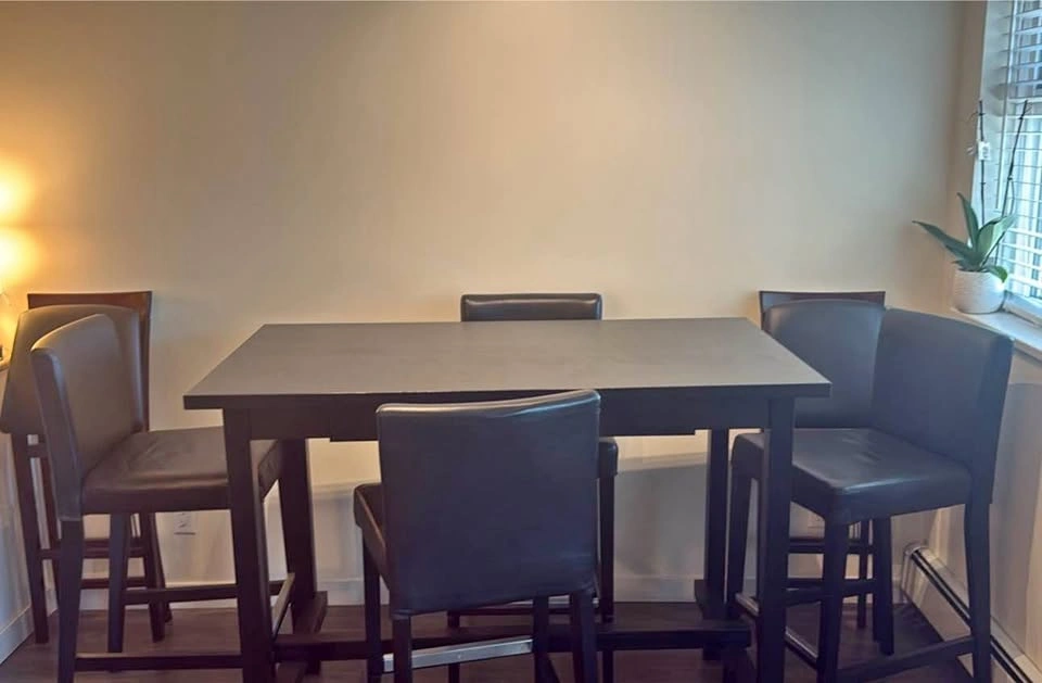 Dining room table and chairs