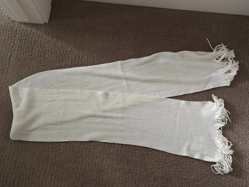 Women Echo Winter Scarf - White - 70" x 7-1/4" - photo 5