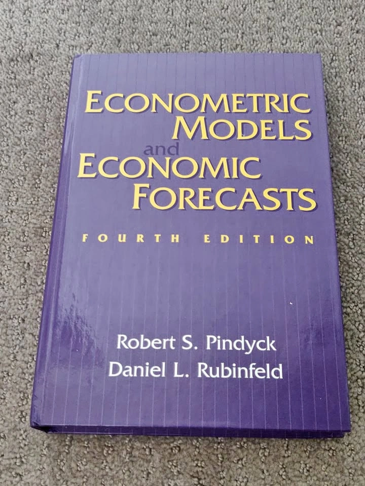 Econometric Models and Economic Forecasts - 4th Ed - Rubinfeld