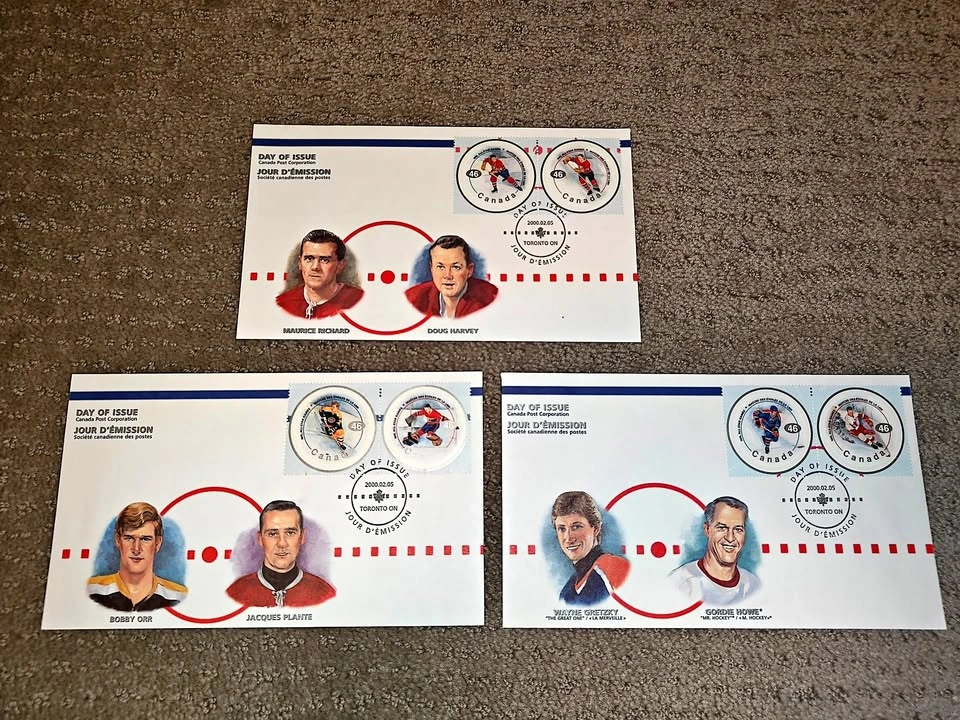 2000 NHL 50th All-Star Game First Day Covers