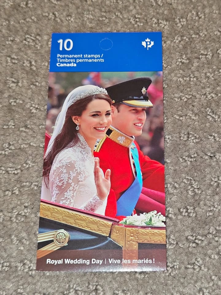 2011 Royal Wedding Stamp Booklet - Prince William & Kate