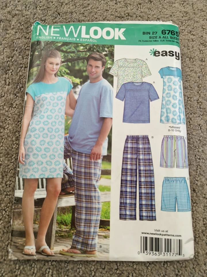 New Look Sewing Pattern - Unisex Pant Shirt Dress - Sizes: XS-XL - photo 2