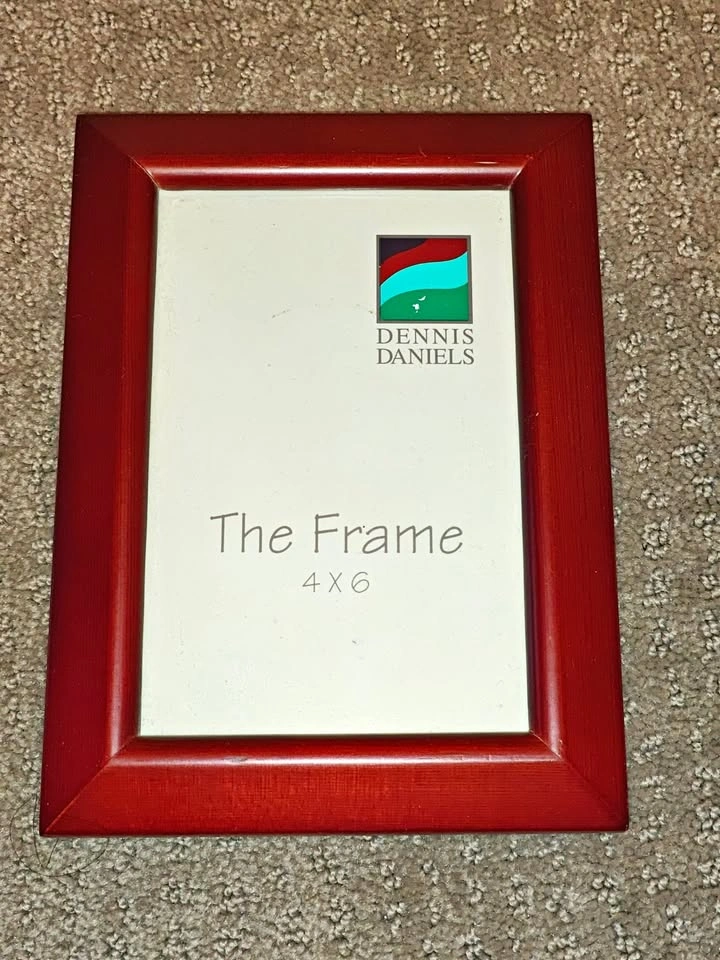 4x6 Solid Wood Picture Photo Frame - Walnut Finish