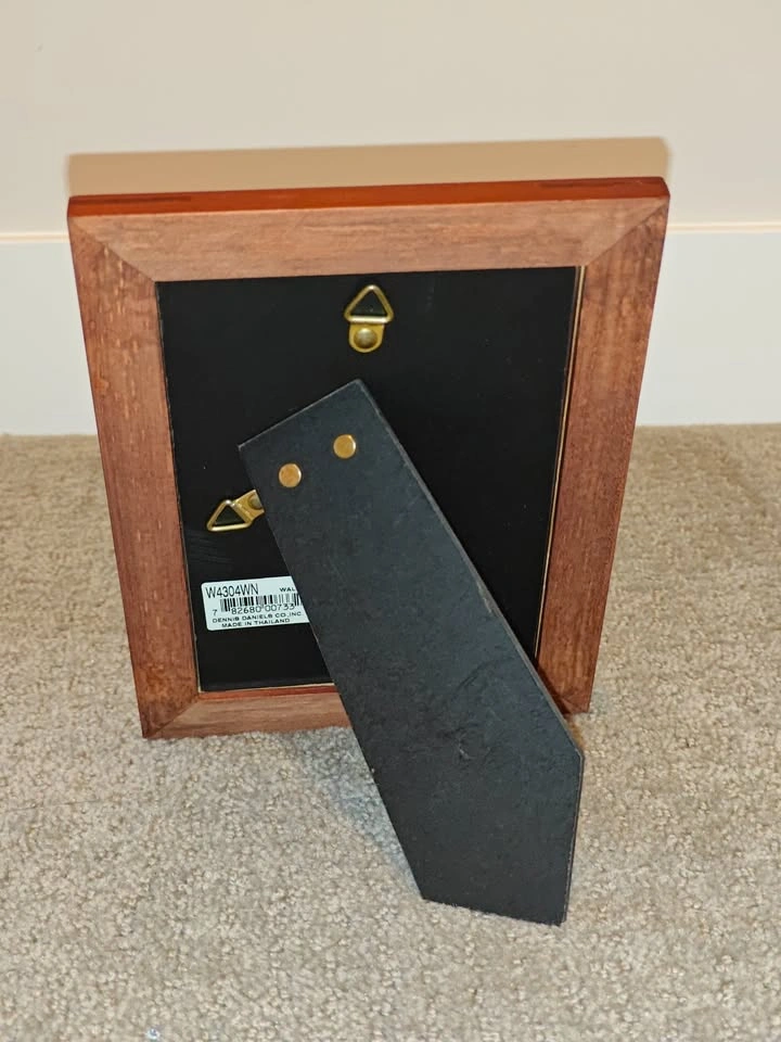 4x6 Solid Wood Picture Photo Frame - Walnut Finish - photo 3