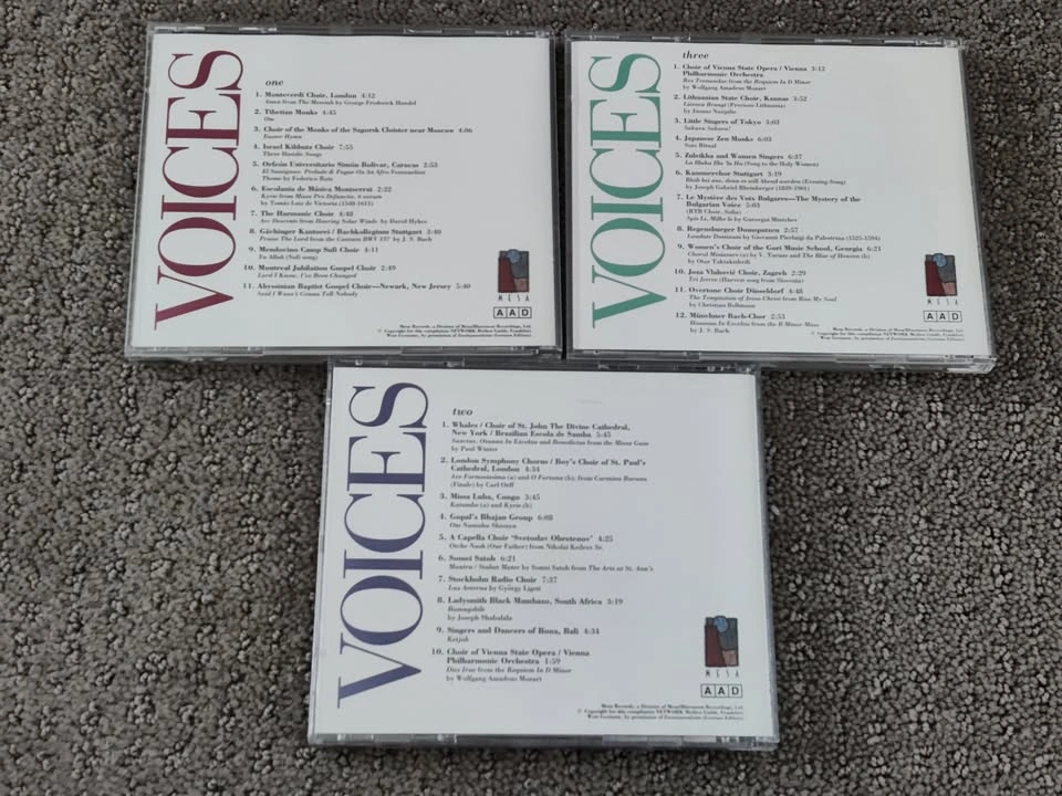 World's Greatest Choirs - Voices - Joachim-Ernst Berendt - 3 CDs - photo 3