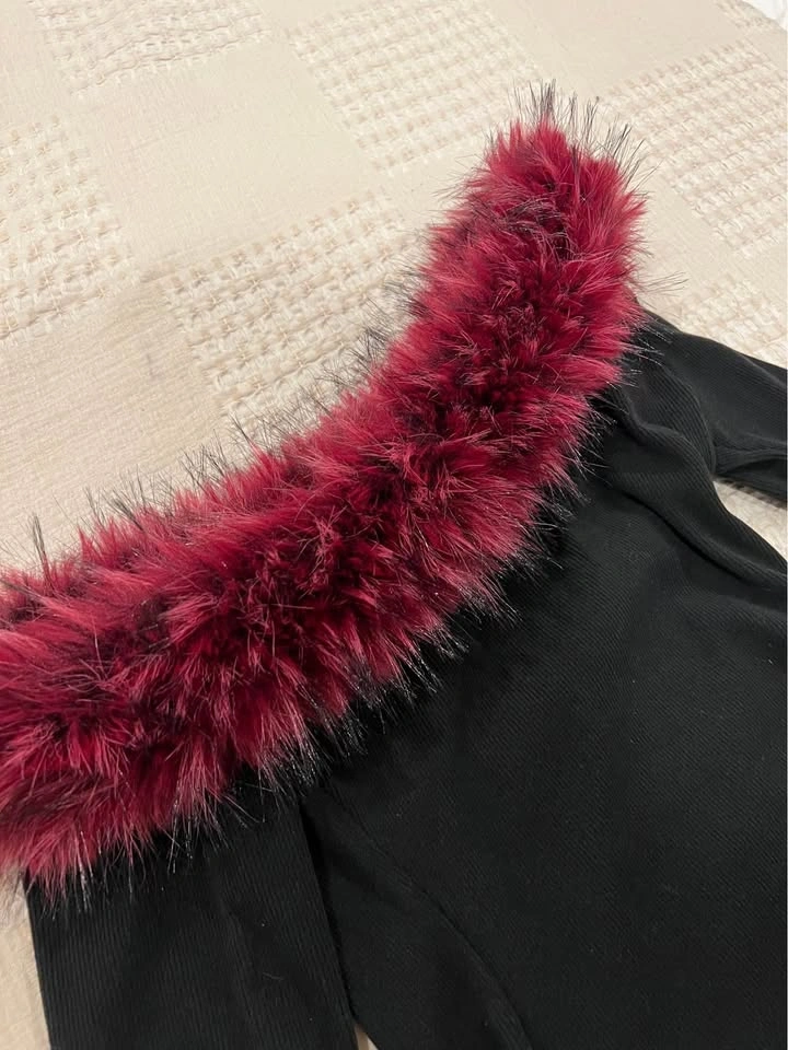 LONG SLEEVED AND FAUX FUR - photo 3