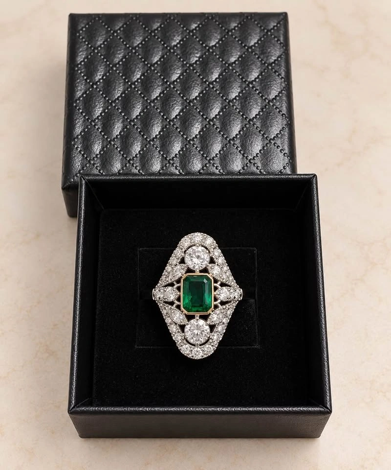 Vintage style cocktail ring - photo 3