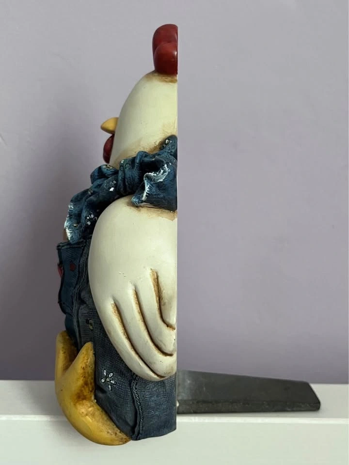 Decorative Chicken Door Stopper - photo 2