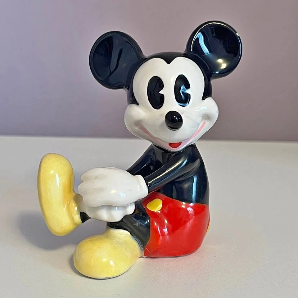Vintage Mickey Mouse Porcelain Figure