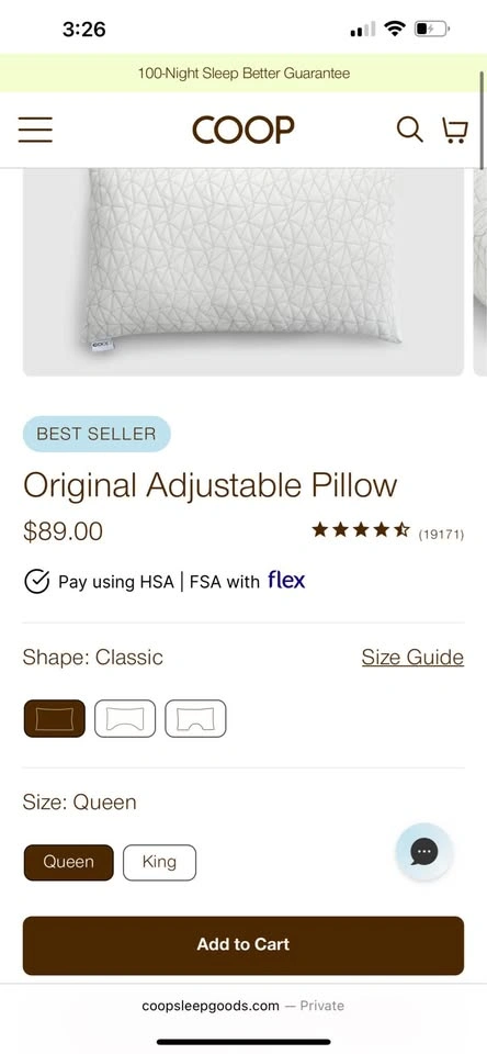 Original Adjustable Pillow COOP - photo 4