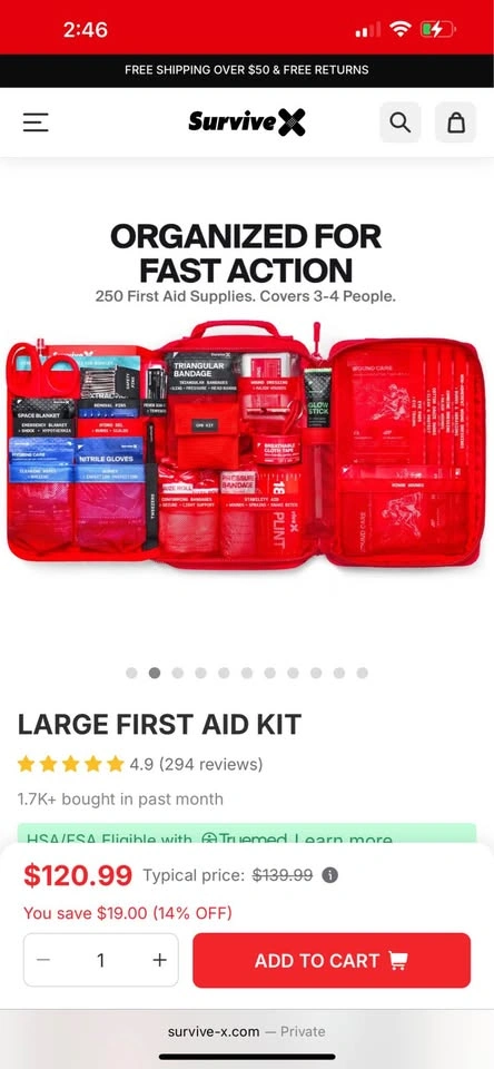 LARGE FIRST AID KIT - photo 5