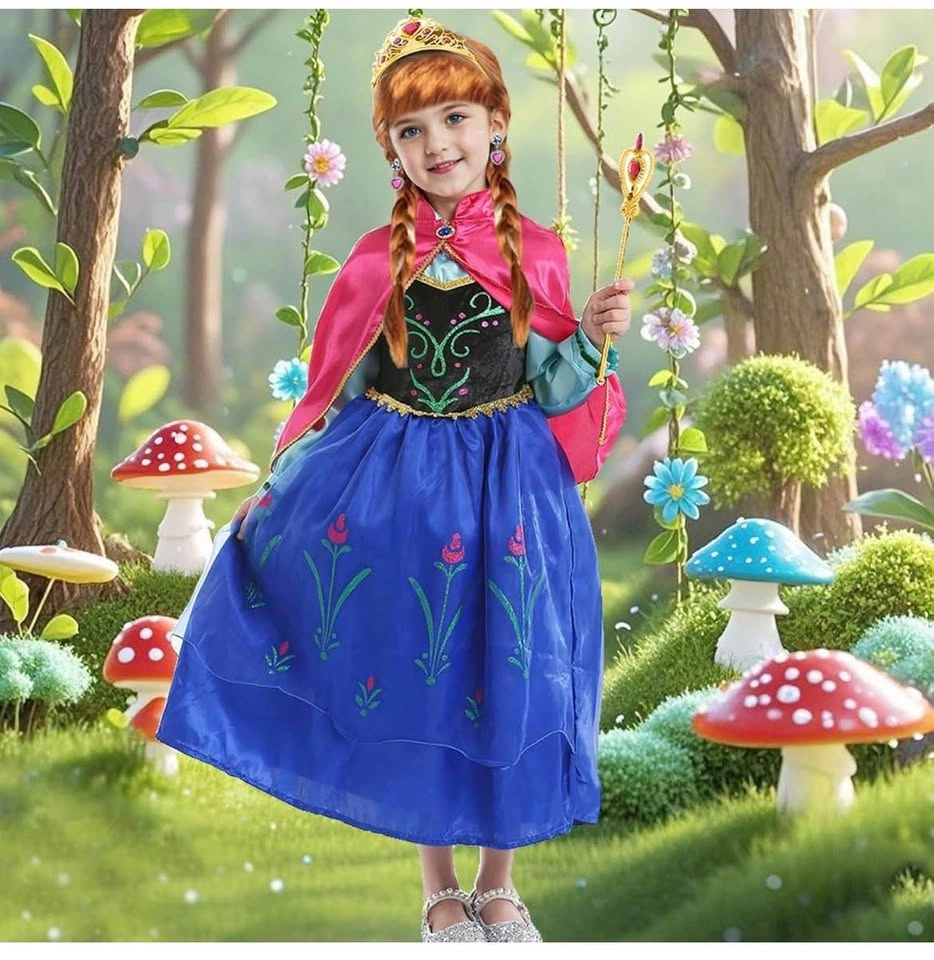 Princess dress with cape and wig - photo 2