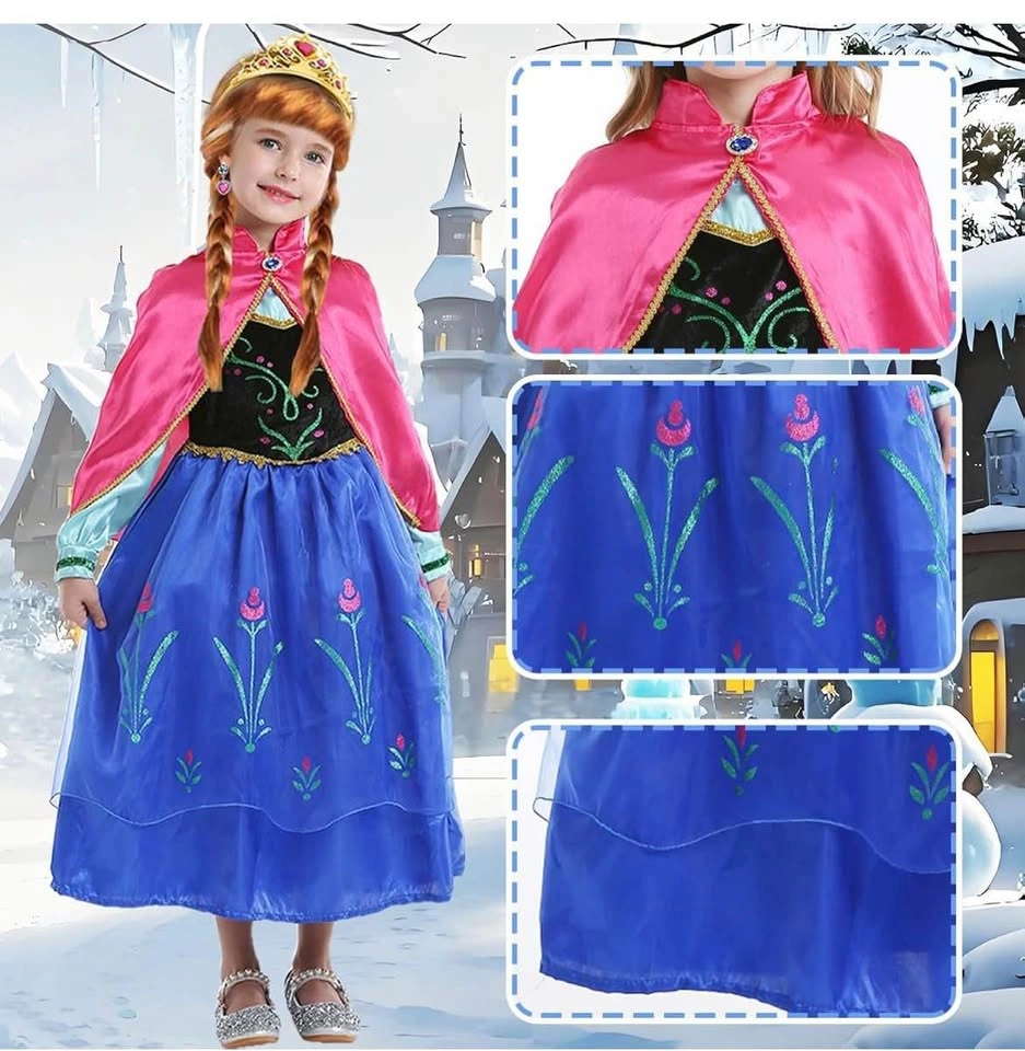 Princess dress with cape and wig - photo 3