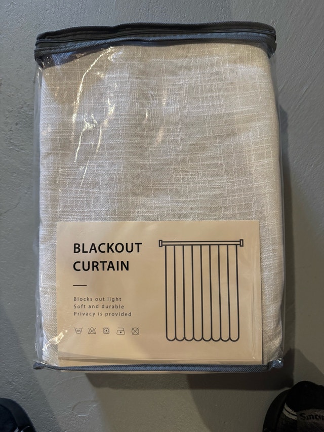 NEW black out curtains 40x84
