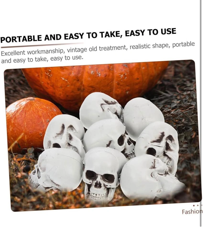 8pcs Halloween skull ornament set - photo 4