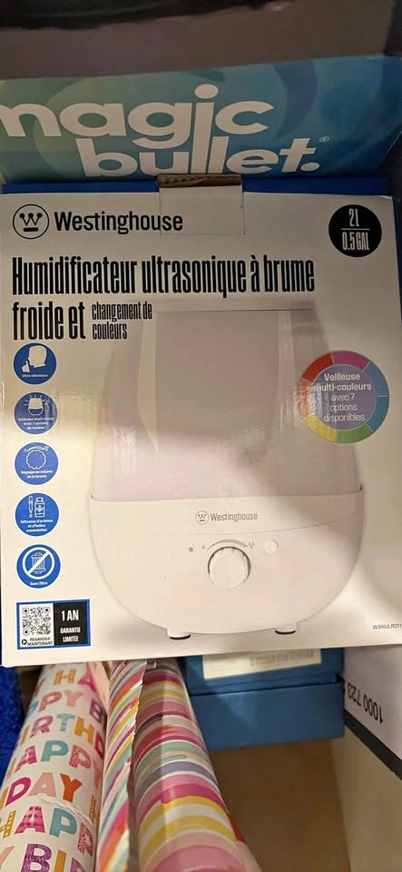 Westinghouse Ultrasonic Cool Mist Humidifier 2L